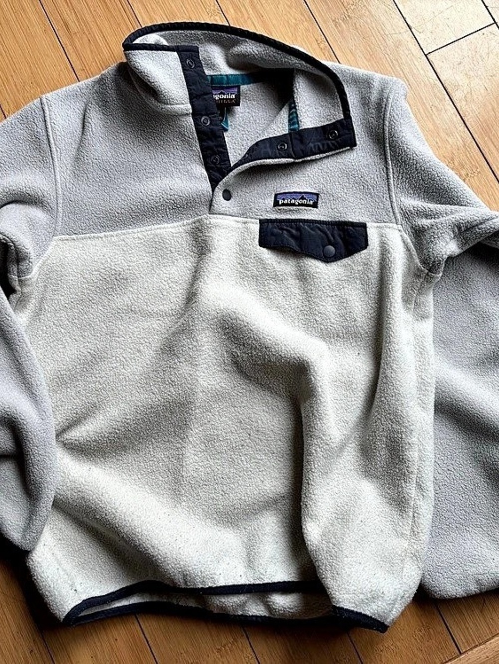 Patagonia Lightweight Synchilla Snap-T Pullover Gray XS